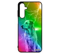 Coque Chien Pour Galaxy A16 4g 5g Silicone Jaune Design 4g Original Chiot Golden Retriever De Protection Animal Arc En Ciel Orage Pour Samsung