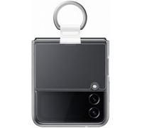 Coque Claire Officielle Samsung Galaxy Z Flip4 Avec Anneau - Transparent
