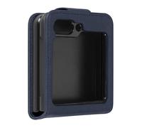 Coque Clapet - Chesterfield - Samsung Galaxy Z Flip 5 - Éco-cuir - Languette Magnétique - Bleu