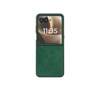Coque Clapet pour Razr 70 Ultra Protection Rigide Effet Cuir forêt