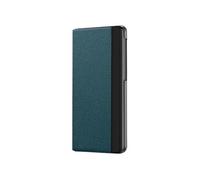 Coque Clapet pour Huawei Mate X3 Fenêtre et Béquille Clear View Stand Vert Foncé