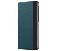 Coque Clapet pour Huawei Mate X3 Fenêtre et Béquille Support Vert Foncé