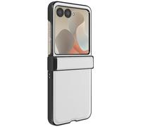 Coque Clapet pour Motorola Razr 60 et 50 5G avec Protection Charnière Blanc