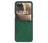 Coque Clapet pour Razr 70 Ultra Protection Rigide Effet Cuir forêt