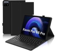Coque Clavier avec Touchpad pour Xiaomi Pad 6/6 Pro 2023 11 Pouces, AZERTY Français Clavier Détachable Combo Touch pour Xiaomi Pad 6, Noir