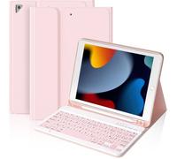 Coque Clavier Bluetooth AZERTY Détachable avec Porte-Stylet pour iPad 10,2"" (9e/8e/7e Gén.), Air 3 et Pro 10,5