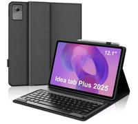 Coque Clavier Bluetooth AZERTY Détachable pour Lenovo Idea Tab Plus 12,1"" 2025 - Noir