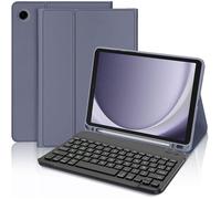 Coque Clavier - E.F.CONNECTION - pour Samsung Galaxy Tab A11 / A9 Cuir PU Violet - Clavier Bluetooth Magnétique