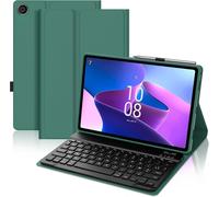 Coque Clavier Pour Lenovo Tab M10 3e Gén 10.1 Pouces, Azerty Français Housse Clavier Bluetooth Magnétique Détachable Avec Porte Crayon Pour Tablette Lenovo Tab M10 3eme Gén 10.1"" 2022, Bleu Ciel