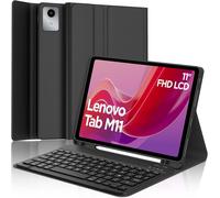 Coque Clavier Pour Lenovo Tab M10 3e Gén 10.1 Pouces, Azerty Français Housse Clavier Bluetooth Magnétique Détachable Avec Porte Crayon Pour Tablette Lenovo Tab M10 3eme Gén 10.1"" 2022, Bleu Ciel