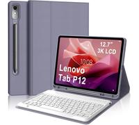 Coque Clavier Pour Lenovo Tab M10 3e Gén 10.1 Pouces, Azerty Français Housse Clavier Bluetooth Magnétique Détachable Avec Porte Crayon Pour Tablette Lenovo Tab M10 3eme Gén 10.1"" 2022, Bleu Ciel