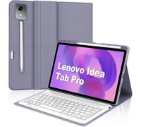 Coque Clavier Pour Lenovo Tab M10 3e Gén 10.1 Pouces, Azerty Français Housse Clavier Bluetooth Magnétique Détachable Avec Porte Crayon Pour Tablette Lenovo Tab M10 3eme Gén 10.1"" 2022, Bleu Ciel