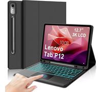 Coque Clavier Pour Lenovo Tab M10 3e Gén 10.1 Pouces, Azerty Français Housse Clavier Bluetooth Magnétique Détachable Avec Porte Crayon Pour Tablette Lenovo Tab M10 3eme Gén 10.1"" 2022, Bleu Ciel