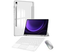 Coque Clavier pour Samsung Galaxy Tab S10 Lite 2025 / S10 Fe 10,9 Pouces 2025 / s9fe / s9 10,9 2023, Étui Fin avec Clavier Bluetooth Et Support pour S Pen pour Galaxy Tab S10lite