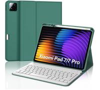Coque Clavier pour Xiaomi Pad 7/7 Pro 11.2"" 2025,AZERTY Français Clavier Bluetooth avec Fente pour Stylo pour Tablette Xiaomi Pad 8