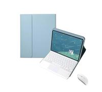 Coque Clavier Rétroéclairé Compatible Honor Pad 10 12,1 Pouces, Clavier Bluetooth avec Pavé Tactile & Souris sans Fil, Étui Support Magnétique Détachable 3-en-1 pour Tablette, Noir/Rose/Bleu/Violet