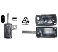 Coque + Clé À Rabat Modèle Lame Avec Trois Boutons. Pile Sur Circuit - Citroen C8