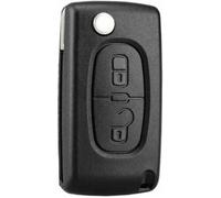 Coque E0523 pliable pour Peugeot-Citroën lot de 2 boutons