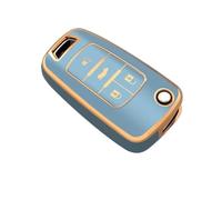 Coque Clé Compatible Avec Chevy Pour Cruze Pour Aveo Pour Trax Pour Sail Pour Malibu Pour Captiva 1 Pièce Coque De Clé De Voiture Coque De Protection Pour Clé De Voiture(Color 1,4button)