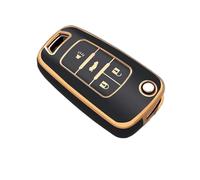 Coque Clé Compatible Avec Chevy Pour Cruze Pour Aveo Pour Trax Pour Sail Pour Malibu Pour Captiva 1 Pièce Coque De Clé De Voiture Coque De Protection Pour Clé De Voiture(Color 2,4button)