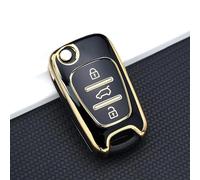 Coque Clé Compatible Avec Kia Pour Rio K7 K5 Pour Sportage Pour Sorento 1 Pièces Étui De Clé Pliable De Voiture Bouton De Couverture Coque De Clé De Voiture De Télécommande