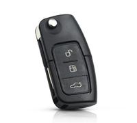 Coque Clé Compatible Avec Pour Focus Pour Mondeo Pour Fiesta Pour C-Max Pour S-Max Pour Galaxy 1 Pièce De Voiture 3 Boutons Pliable À Distance.