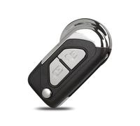 Coque Clé Coque De Protection pour Clé De Voiture pour DS3 2 Boutons Pliable Et Rabattable Boutons Coque Clé