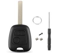 Coque e Voiture Compatible avec Peugeo-t 107 207 306 307 406 407 Citroe-n C1 C2 C3 C4 C5 C6 TéLéCommande, 2 Boutons Boitier 1, Clef C3, Clé 307