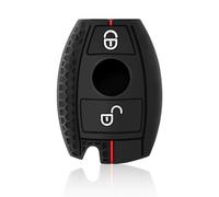 Coque Clé De Voiture GLC CLA AMG Voiture Samrt Boîtier Porte-clé Couverture pour ABCESG Classe W204 W205 W212 W213 W176 W177 Accessoires en Silicone Coque de Clé