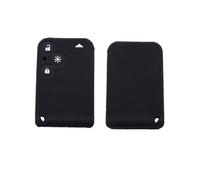 Coque Clé Étui De Protection en Silicone pour Clé 3 Boutons pour Renaultes pour Laguna pour Espace Accessoire De Voiture Coque De Clé De Voiture(Black)