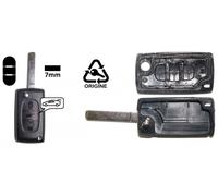 Coque + Clé Modèle Lame Avec Deux Boutons. Pile Dans La Coque - Peugeot 107