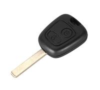 Coque Cle Peugeot 107 207 307 Citroen C1 C2 C3 - Plip clé télécommande 2 Boutons Lame sans Rainure Phonillico®