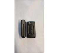 Coque Clé Pliable 3 Boutons Coffre CE0523 Lame HU83 Compatible avec Peugeot 207 207SW 208 307 307SW 308 407 408 Partner Expert Citroen C2 C3 C4 C5 C6 C8 (Coffre 523VA2)