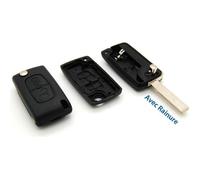Coque clé plip 2 boutons Peugeot 207 307 407 807