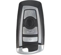 PHONILLICO Coque Clé pour BMW Serie 3 5 6 7 X3-4 Boutons - Plip clé télécommande avec Lame
