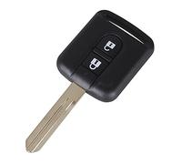 Coque clé pour Nissan Almera Cabster Micra Navara Pathfinder X-Trail Qashqai - Plip clé télécommande 2 Boutons Lame Phonillico®