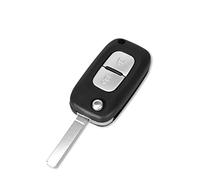 Coque Clé pour Renault Clio Kangoo Master Modus Trafic Twingo Wind -2 Boutons- Modèle avec Emplacement Pile-Plip télécommande Phonillico®