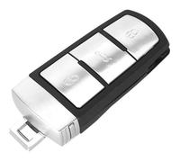 Coque Cle pour VW Volkswagen Passat B6 B7 3C CC - Plip clé télécommande 3 Boutons Lame Phonillico®