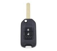 Coque clé télécommande Pliable à 2/3 Boutons étui pour clé Voiture Intelligente boîtier modifié adapté à pour Fit pour Marina pour Wisdom pour XRV pour City(2 Button)