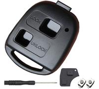 Coque Clé Toyota,Compatible pour Toyota Yaris Corolla Avensis RAV4 Celica Camry Echo Prado,Boitier Clé Toyota Rav4,TéLéCommande