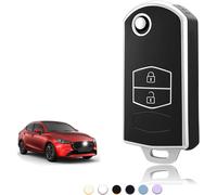 Coque Clé Tpu,Etui Clé Étui Clé Adapté Pour Mazda 2/3/5/6 M2 M3 M5 M6 Cx-3 Cx-5 Cx-7 Cx-9 Cx-30 Mx-5 Rx-8 Bt-50 Atenza Axela Demio,Couvre Clef Cache Cle Voiture Telécommande-Flip Key.[D267]