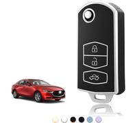 Coque Clé Tpu,Etui Clé Étui Clé Adapté Pour Mazda 2/3/5/6 M2 M3 M5 M6 Cx3 Cx5 Cx7 Cx9 Cx30 Mx5 Rx8 Bt50 Atenza Demio Speed 3 X-5 Summit,Couvre Clef Cache Cle Voiture Telécommande-Flip Key.[D274]