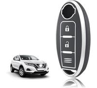Coque Clé Tpu,Etui Clé Étui Clé Adapté Pour Nissan Qashqai J11 J12 Juke F15 X Trail T32 Micra K13 K14 Infiniti Q50 Qx60 Ex35 Fx45,Couvre Clef Cache Cle Voiture Telécommande-Trois Lignes.[D466]