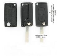 Coque + Clé Vague À Rabat 2 Boutons - Citroen C4 Picasso À Part. 01/2006