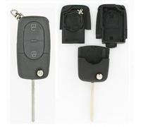 Coque + Clé Vague À Rabat 2 Boutons - Volkswagen 11/1994-06/2005
