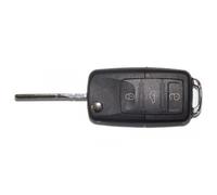 Coque + Clé Vague À Rabat 3 Boutons - Audi 10/2002-05/2010