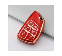 Coque Clé Voiture 5/6 Boutons pour Chevrolet pour Tahoe pour Suburban pour GMC pour Yukon pour Buick pour Envision S Plus pour Avenir 2020-2023(6 Buttons Red)