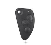 Coque Clé Voiture pour Alfa pour Roméo 147 156 166 GT Remplacement Style Clé Housse 2/3 Boutons Rabattable Voiture oque(3 Buttons)