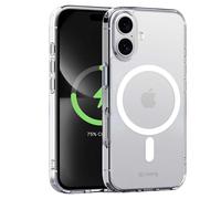 Coque Clear MAG Cover pour iPhone 16 Plus Compatible MagSafe Transparent