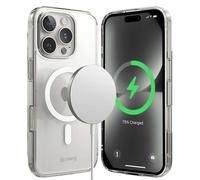Coque Clear MAG Cover pour iPhone 16 Pro Max Compatible MagSafe Transparent